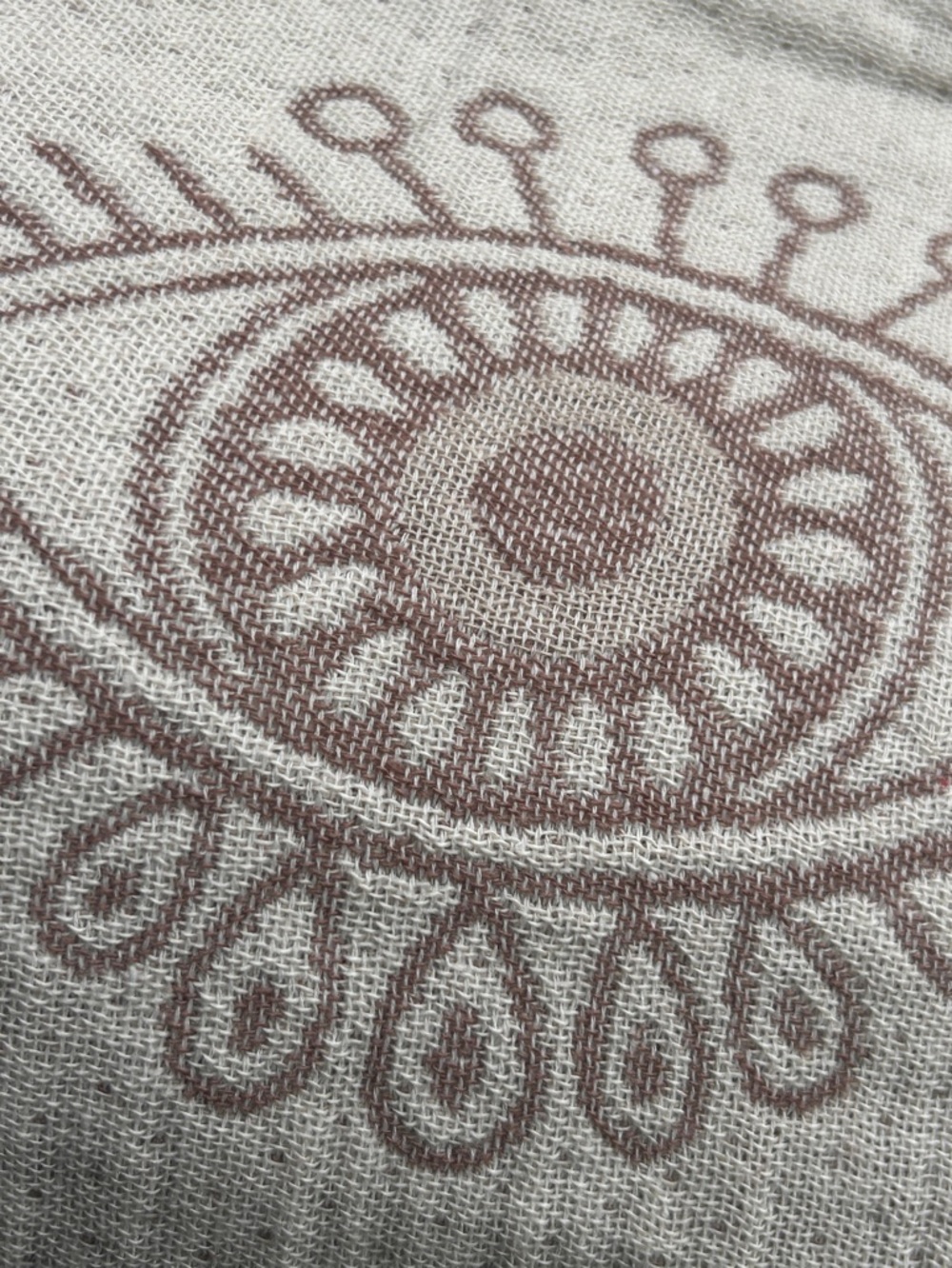 All Eyes on You Brown Cream Unisex Luxury Cotton Sash Belt Festival Beach NEW - Picture 8 of 16